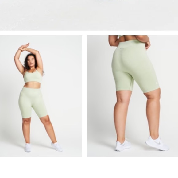 Classic Seamless Shorts in Pistachio - Picture 2 of 8